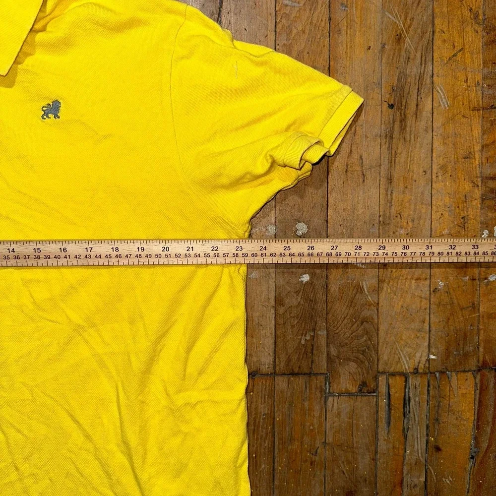 Old Navy Polo Shirt Boy XL Yellow Regular Fit Short Sleeve Logo Golf Performance
